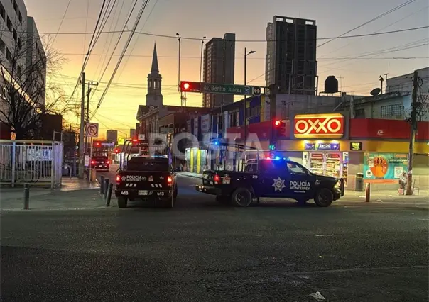 VIDEO | Así fue el ataque armado contra Policía de Monterrey en el centro de la ciudad