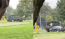 VIDEO | Camión del Ejército es visto en Ciudad Universitaria de la UNAM; esto dijo la institución
