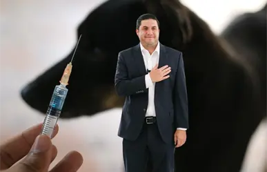 Raúl Cantú lanza brigada de vacunación para mascotas en Salinas Victoria