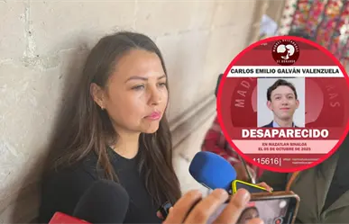 Mamá de Carlos Emilio, joven de Durango desaparecido en Mazatlán, pide ayuda para encontrarlo