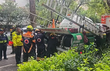 Vecinos alertan por olor a gas en Polanco; falla de pipa causa movilización
