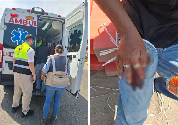 Trabajador de la construcción resulta herido en la colonia Pueblo Nuevo, La Paz