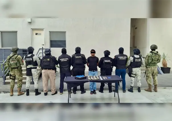 Capturan a presunto homicida en Monterrey con drogas durante operativo