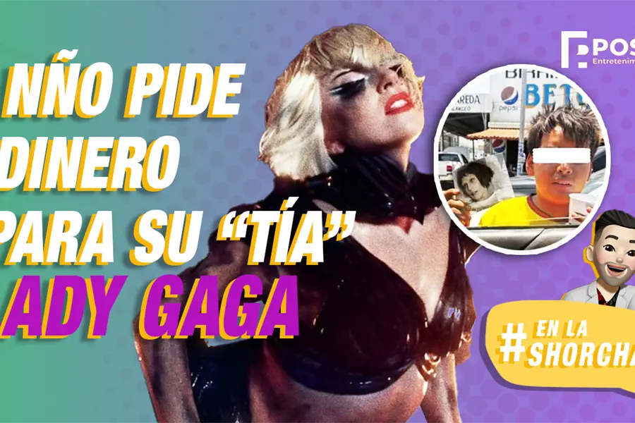 Niño pide dinero en la calle para su tía enferma; era una foto de Lady Gaga