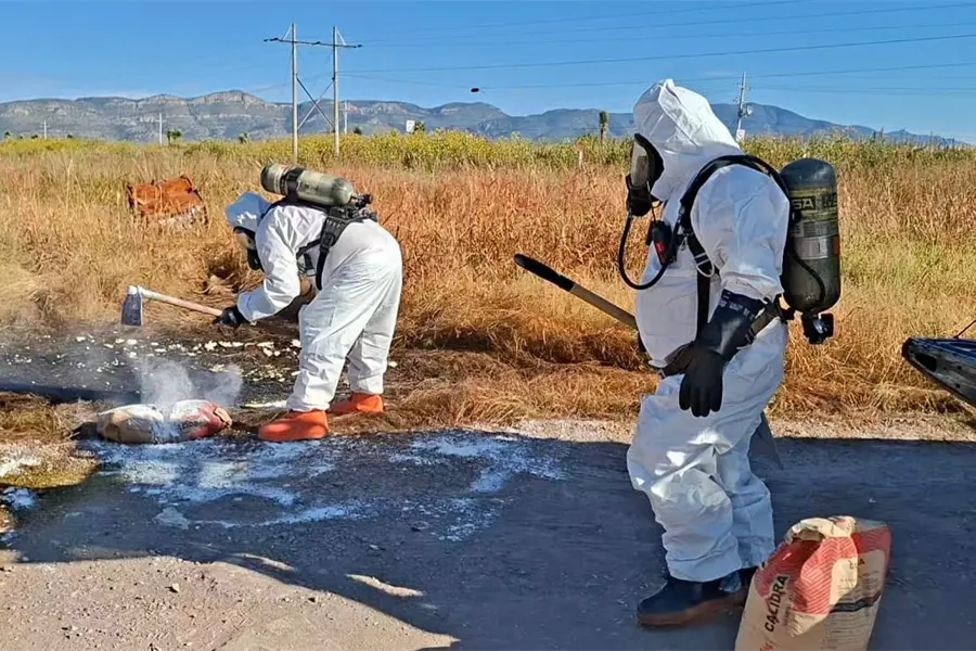 Derrame de químico movilizó a Bomberos de Durango, ¿por qué ocurrió?
