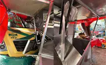 Choque entre dos camiones de pasajeros en Vallejo deja 10 heridos en CDMX Choque entre dos camiones de pasajeros en Vallejo deja 10 heridos en CDMX