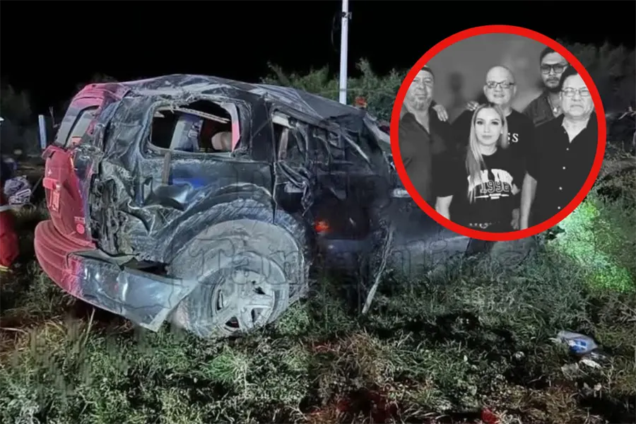 Hay luto en Ciudad Mante, mueren 4 músicos de ADN Rockmantic Band en accidente de carretera