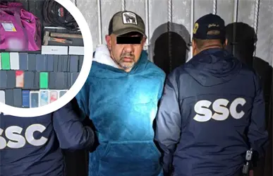 SSC CDMX detiene a hombre por robo de 41 celulares en departamental de Álvaro Obregón