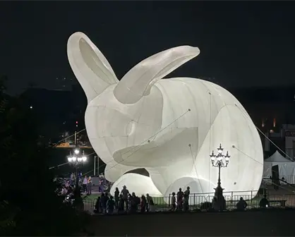 Festival Santa Lucía estrena "Intrude XXL", la obra gigante que transforma a Monterrey