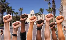 Todos Santos se suma a las protestas contra Donald Trump: No a los reyes Todos Santos se suma a las protestas contra Donald Trump: No a los reyes
