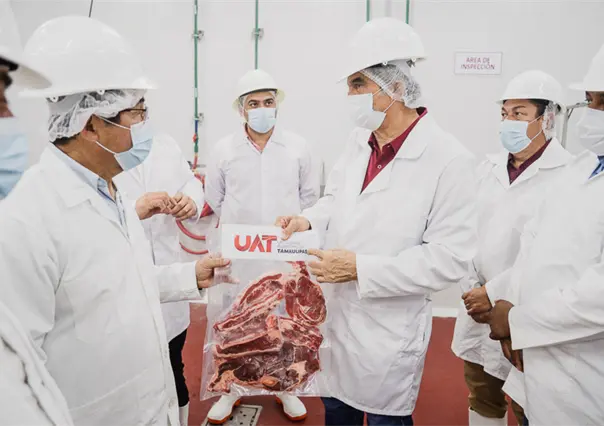 Américo Villarreal superviso modernización del rastro TIF en la UAT