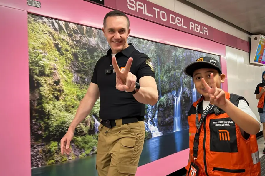 VIDEO | Mateo, el niño fanático del Metro, cumple su sueño y pasa un día completo como director