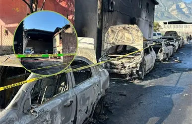 Vecinos narran momentos de pánico tras incendio en taller mecánico en Santa Catarina