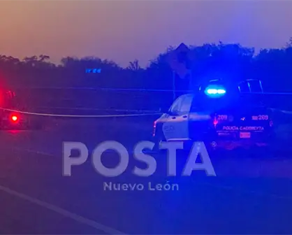 Hallan cuerpo en descomposición en carretera de Cadereyta