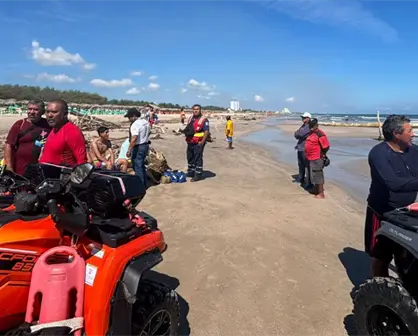 Pareja poblana se lleva el susto de su vida en playa Miramar
