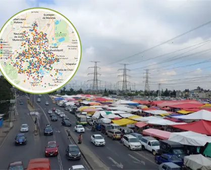 CDMX crea mapa de tianguis con ubicaciones exactas, horarios y así puedes consultarlo