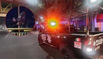Hombre es puesto a salvo por la policía de Monterrey; intentó atentar contra su vida
