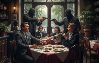 Asalto a mano armada en Niza Pedregal; roban relojes a comensales en Álvaro Obregón