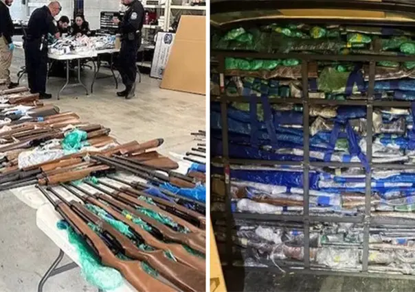 Decomisan 400 armas ilegales que intentaban cruzar de Estados Unidos a Tamaulipas