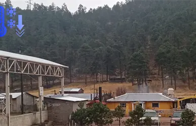 Caen temperaturas en sierra de Durango, La Rosilla llega a 4.5 grados bajo cero