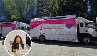 Clara Brugada busca romper récord con un millón de mastografías gratuitas en CDMX