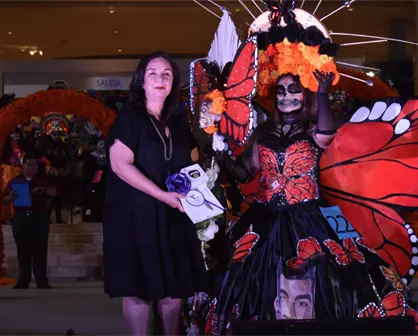 Cientos de familias asisten al Concurso Catrín y Catrina 2025 en Monterrey; un homenaje a la tradición