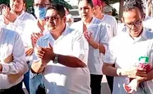 Retiro de 180 plazas provoca protesta de trabajadores de Salud en BCS Retiro de 180 plazas provoca protesta de trabajadores de Salud en BCS