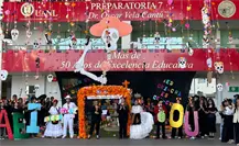 Preparatoria 7 de la UANL rinde homenaje a Cri Cri en el Día de Muertos 2025 Preparatoria 7 de la UANL rinde homenaje a Cri Cri en el Día de Muertos 2025