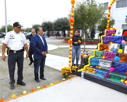 Andrés Mijes honra a policías caídos y reconoce a elementos destacados de Escobedo