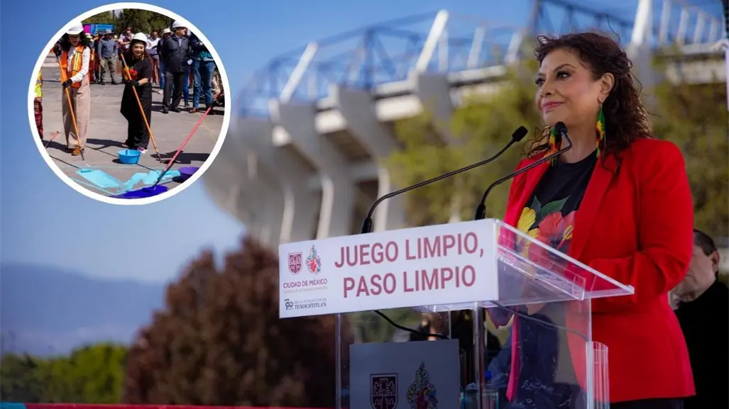 Clara Brugada lanza plan Juega Limpio, Paso Limpio para mejorar la CDMX antes del Mundial