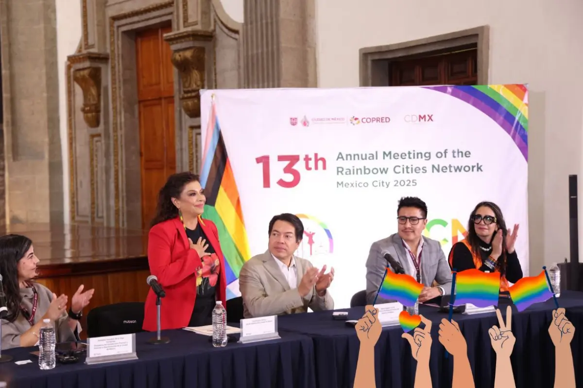 Clara Brugada Sede de la Reunión Anual Rainbow Cities Network. Foto: Mario Flores