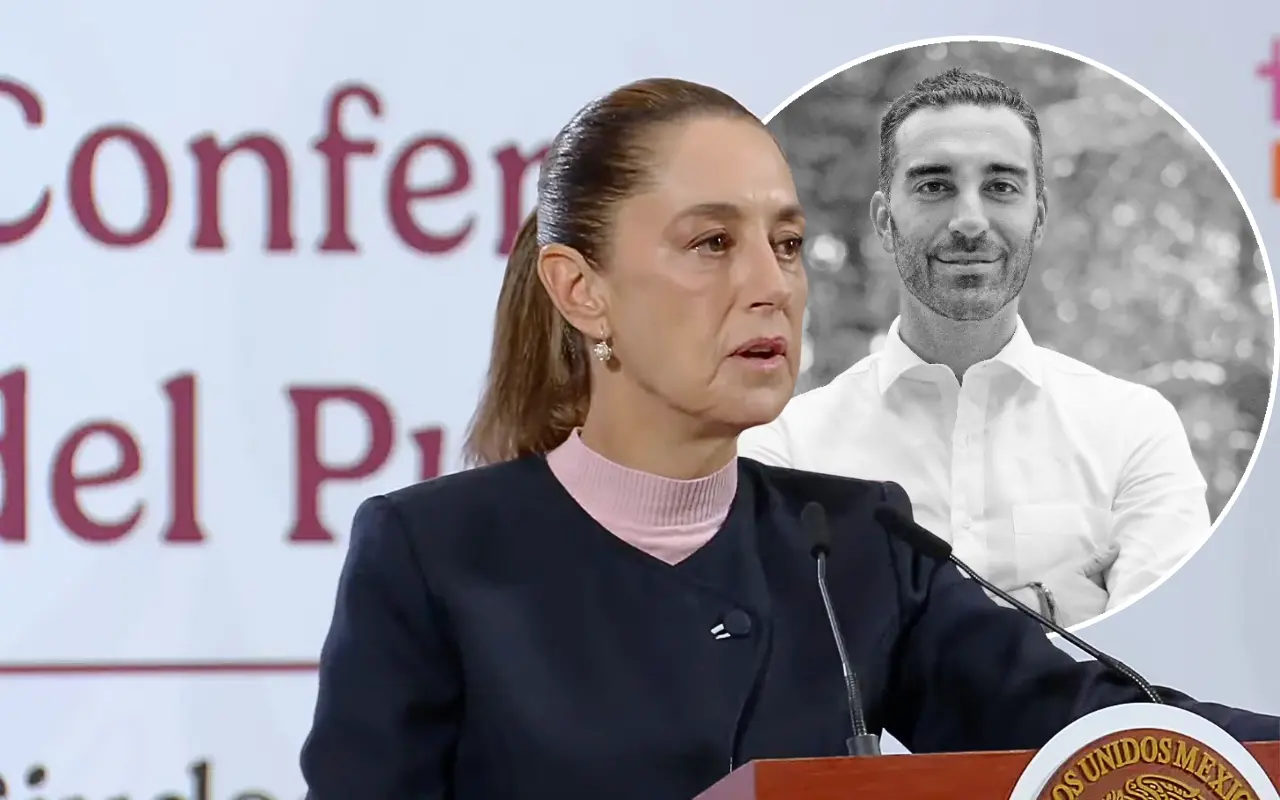 Claudia Sheinbaum y Simón Levy. Foto: X (@SimonLevyMx) / Captura de pantalla: YouTube (Claudia Sheinabum)