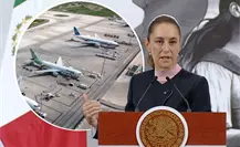 Claudia Sheinbaum responde a EU por cancelación de vuelos al AIFA: “México no es piñata de nadie” Claudia Sheinbaum responde a EU por cancelación de vuelos al AIFA: “México no es piñata de nadie”