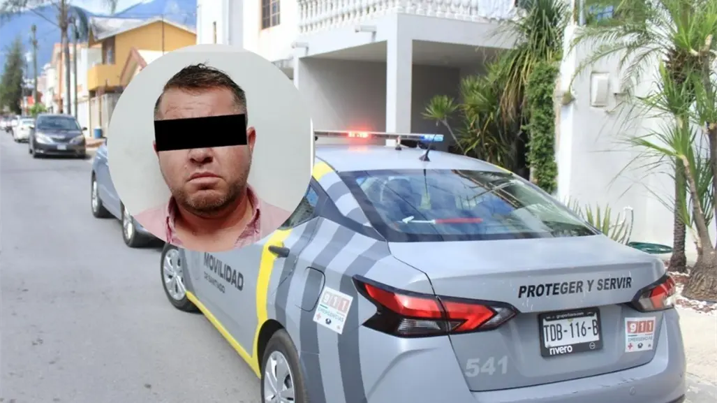 Arrestan a El Cuate tras conducta agresivo en filtro de seguridad de Santiago, Nuevo León