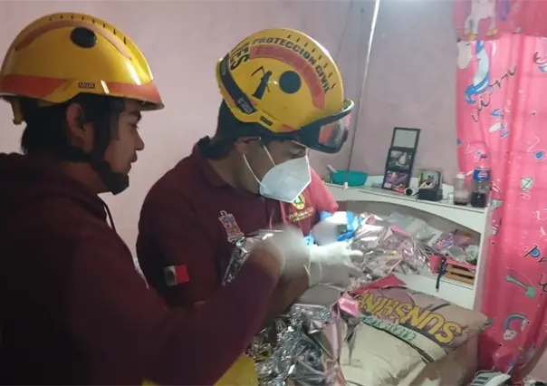 Joven madre da a luz en su hogar con apoyo de paramédicos de Escobedo