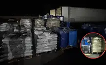 Aseguran en Durango cargamento millonario de precursores de cristal Aseguran en Durango cargamento millonario de precursores de cristal