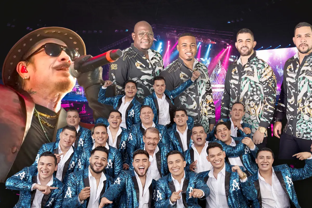 Feria Valle de Chalco 2025: La Arrolladora, Grupo Niche y Liran Roll  (Foto: IG @gruponicheoficial, @ @arrolladoraoficial / Canva)