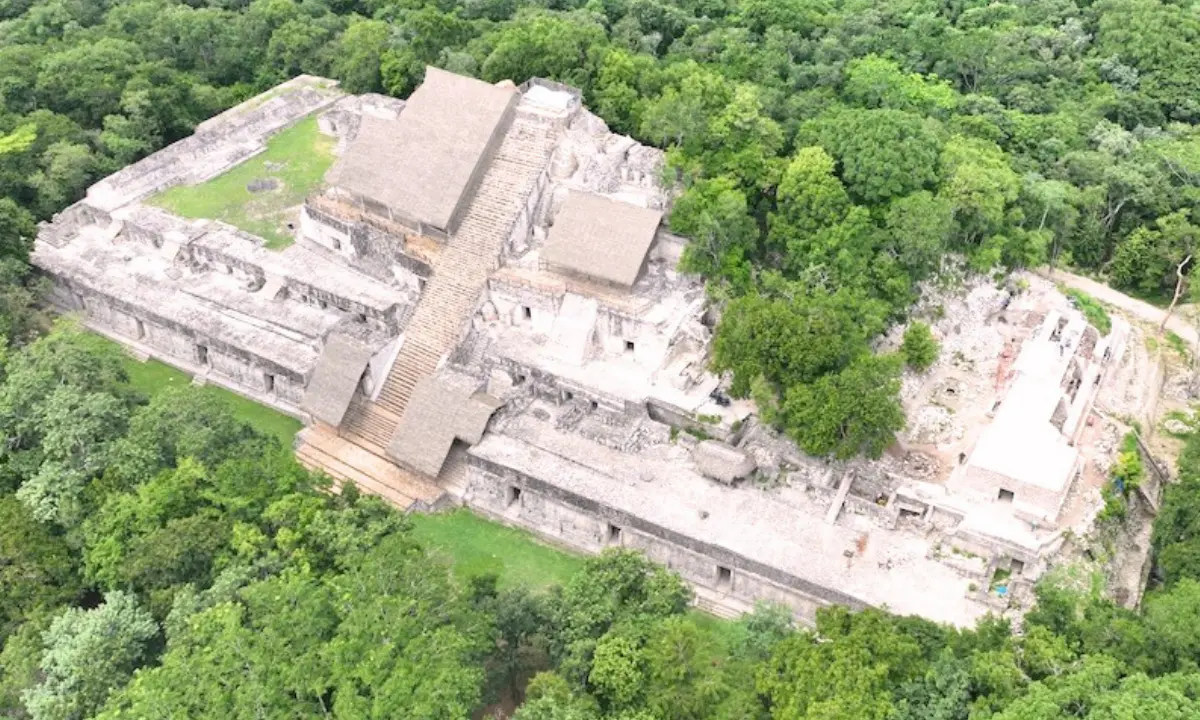 Ek Balam es la tercera zona arqueológica más visitada de Yucatán Foto: INAH