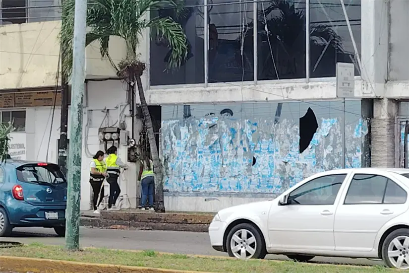 imagen recuadro Además de los cortes en el suministro del corte eléctrico, los vientos que acompañaron la entrada del Frente Frío No.11 provocaron daños. Foto: Axel Hassel