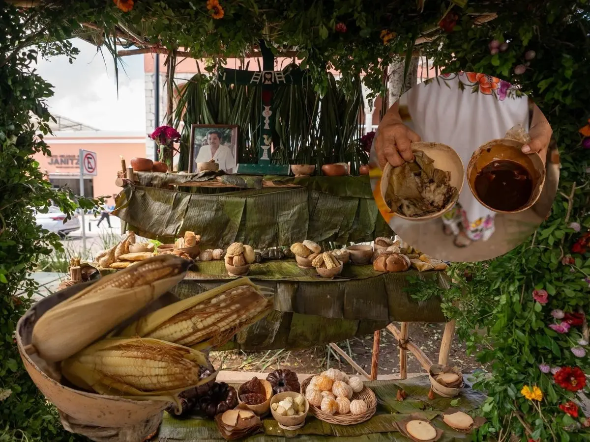 La comida en el altar, más que un gesto material, simboliza el amor, la memoria y el respeto hacia aquellos que fueron y siguen presentes en el corazón de sus familiares.- Fuente Gobierno del Estado
