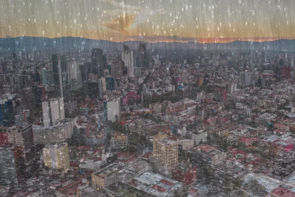 Temporada de lluvia en la CDMX. Foto: Canva