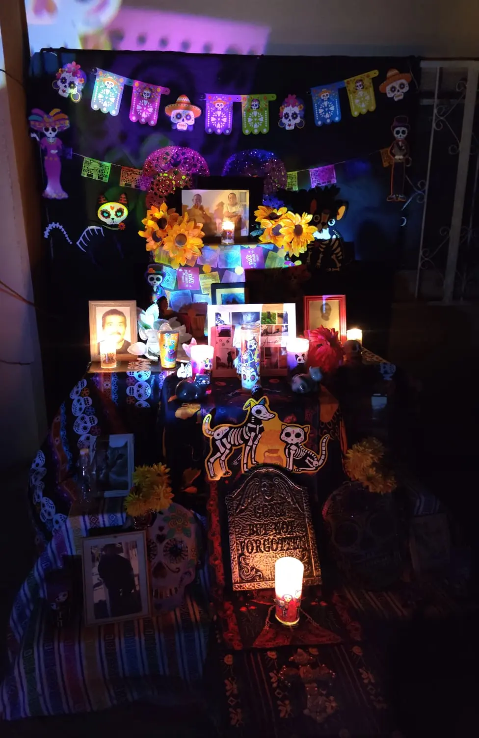 imagen recuadro Altar de muertos en La Paz. Foto: Hanna Bustamante / cortesía.