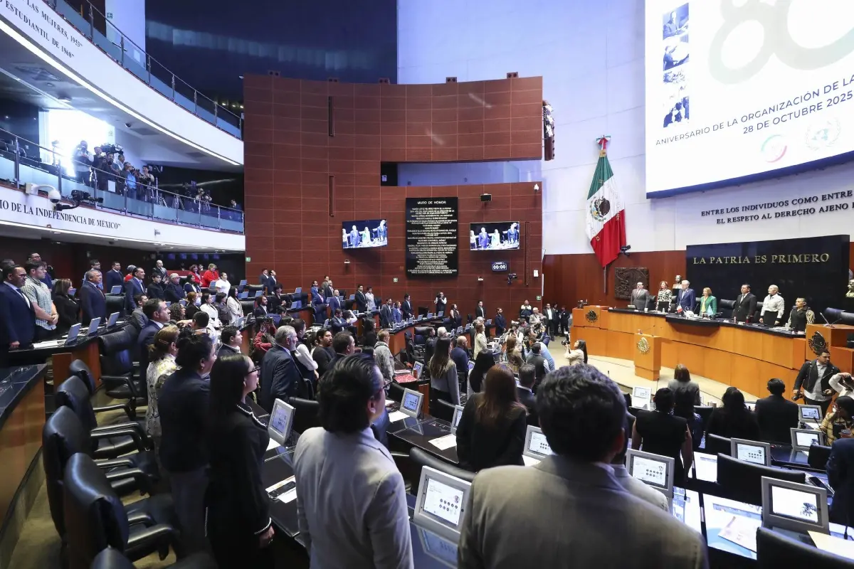 Sesión del Senado de la República Foto: Senado de México