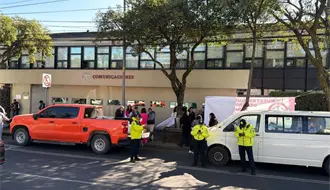 VIDEO | Transportistas bloquean avenida Universidad: exigen solución al rezago en emplacamientos en CDMX