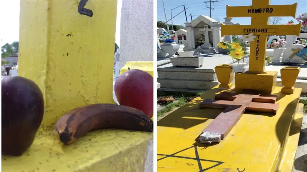 La tumba amarilla del Brujo de Nuevo Laredo uno de los sitios más visitados por curiosos de lo paranormal