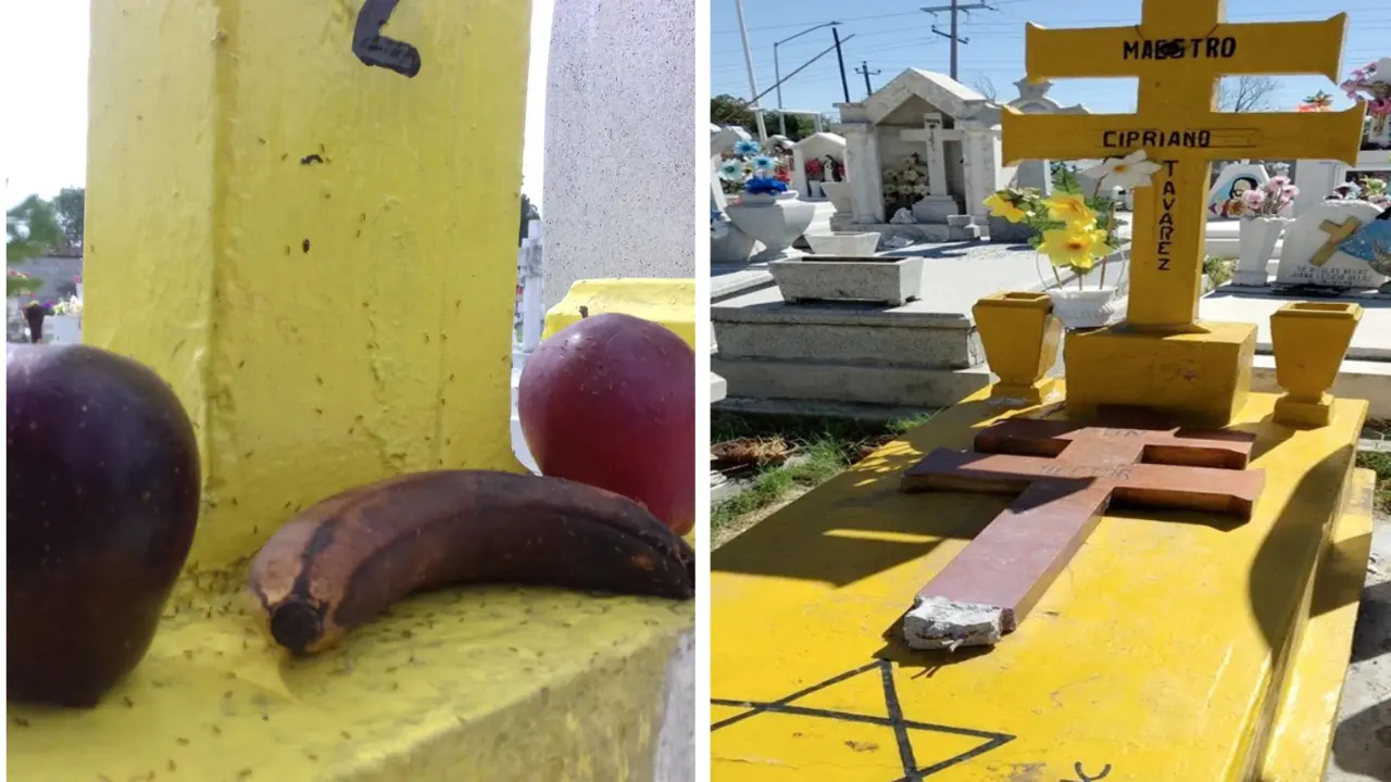 La tumba de Cipriano Tavares para muchos causa miedo, para otros tranquilidad | Foto: Perla Herrera