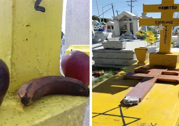 La tumba amarilla del Brujo de Nuevo Laredo uno de los sitios más visitados por curiosos de lo paranormal