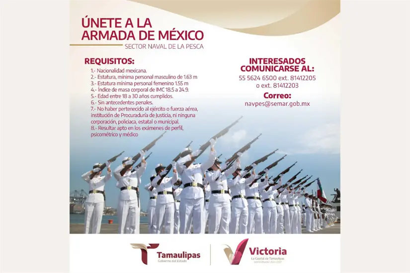 imagen recuadro Requisitos para formar parte de la Armada de México | Foto: Perla Herrera