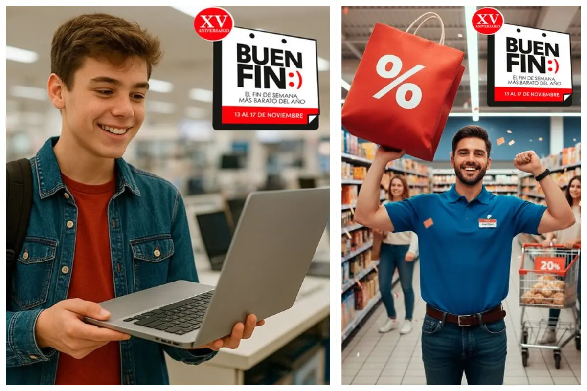 Buen Fin 2025: ¿cómo saber qué tiendas ofrecerán descuentos y cuáles no de manera rápida?. Foto: X @ElBuenFin | Canva