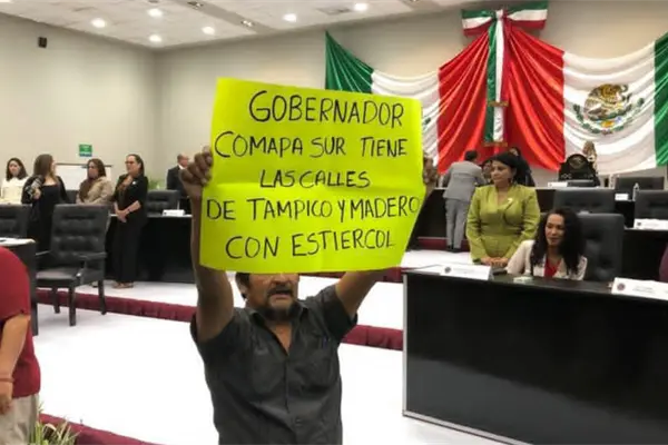 Revientan Congreso Itinerante de Tamaulipas: Exhiben inoperancia de Comapa Sur frente a diputados Revientan Congreso Itinerante de Tamaulipas: Exhiben inoperancia de Comapa Sur frente a diputados